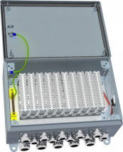 Коробка монтажная для коммутации линий связи КМ-7-10