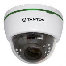 Tantos TSi-Dle21FP (3.6) - 2 Мп купольная компактная уличная антивандальная камера с ИК подсветкой