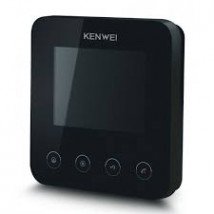 Монитор цветного видеодомофона Kenwei KW-E401FC черный XL