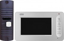 Комплект цветного видеодомофона CTV-DP400 (W/B)