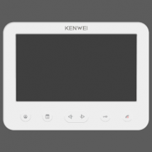 Монитор цветного видеодомофона Kenwei KW-E706FC-W100 Vizit белый
