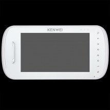Монитор цветного видеодомофона Kenwei KW-E703FC-M200 белый с детекцией движения