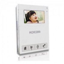 Белый hands-free домофон KOCOM KCV-434SD