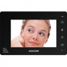 Монитор цветного видеодомофона KOCOM KCV-A374LE (чёрный) XL