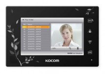 Монитор видеодомофона KOCOM KCV-A374SD LE (чёрный) XL