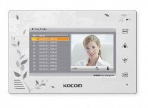 Монитор видеодомофона KOCOM KCV-A374SD LE (белый) Vizit