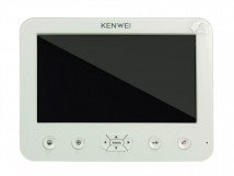 Монитор видеодомофона Kenwei KW-E706C белый Digital