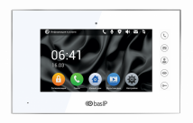 Монитор IP-видеодомофона цветной AQ-07 WHITE