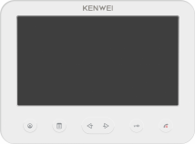 Монитор видеодомофона цветной KW-E706FC-W200 (белый)