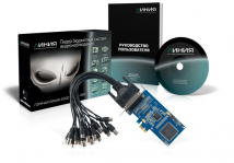 Гибридная плата видеозахвата (аналог или IP) Линия Effio 8х25 Hybrid IP