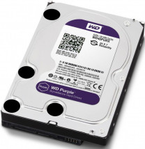 Жесткий диск (HDD), стандарт SATA-III, объем 4000 GB (4 TB) для видеонаблюдения HDD 4000 GB (4 TB) SATA-III Purple (WD40PURX)