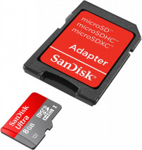 Карта памяти microSDHC, Ultra, 16 ГБ, Class 10 SDSDQUA-016G-U46A