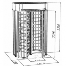 Турникет роторный полноростовый OMA-18.681.CA